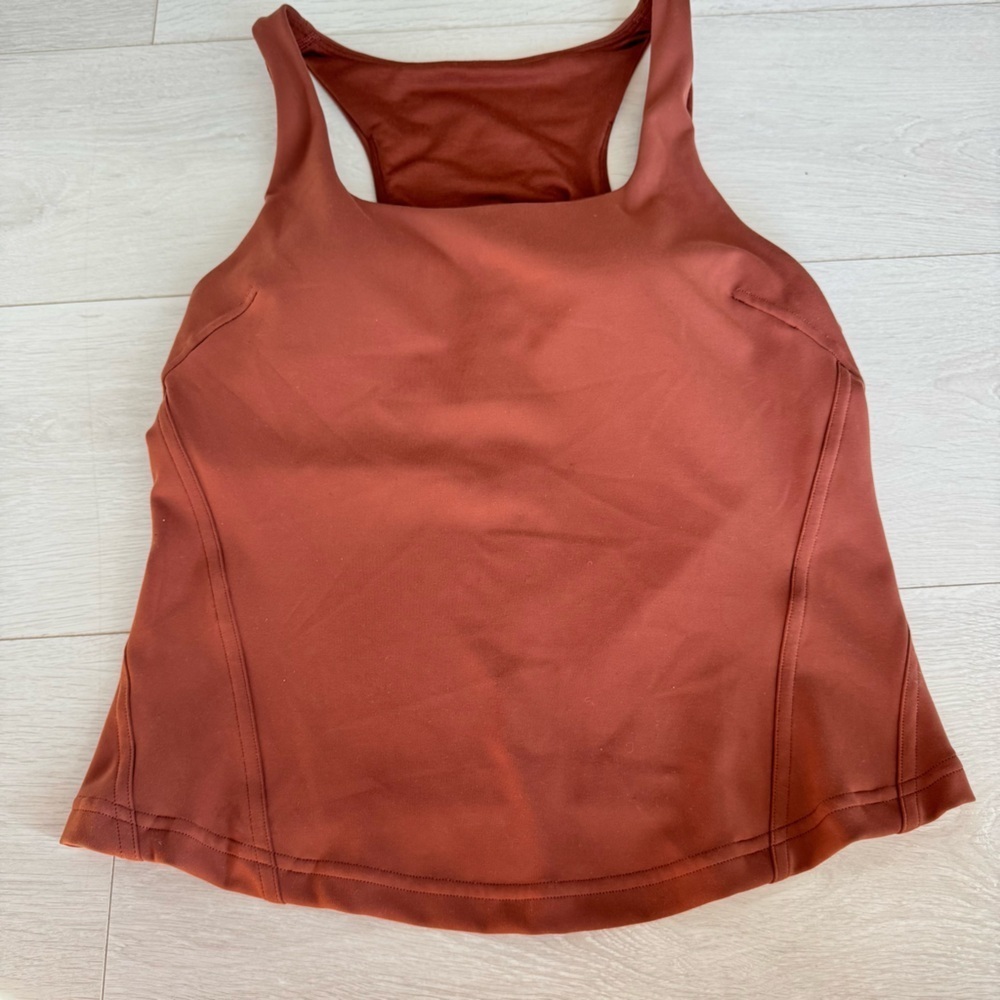 Lululemon InStill Tank Top in Ancient Copper Women’s Size 8 Workout Gym Fitness